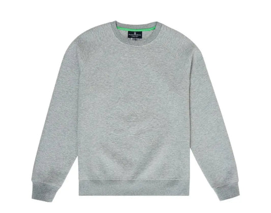 Psycho Bunny | Folgate Embossed Logo Heather Grey Men's Sweatshirt B6S434G1CB-HGY