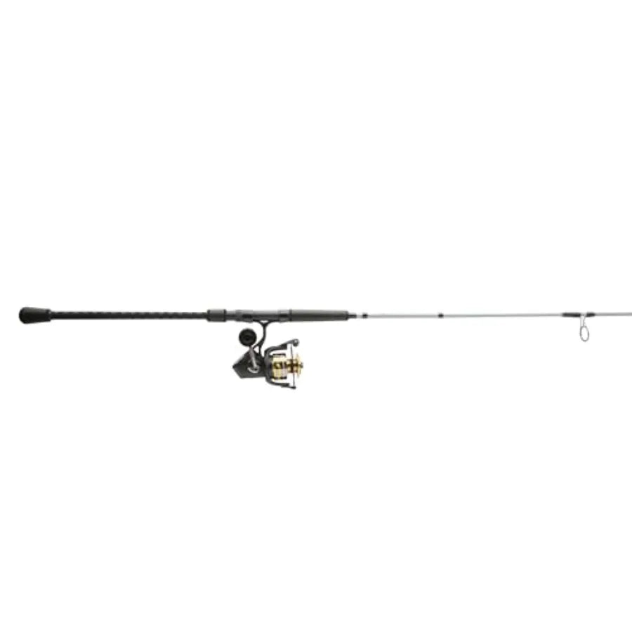 PENN Battle IV Spinning Reel and Fishing Rod Combo for Saltwater and Freshwater Fishing Durable Aluminum Alloy Frame High-Perfo