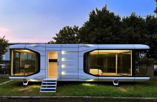 A for Apple Cabin 20Ft 40Ft Outdoor Modern Smart Prefab Tiny Capsule House Vila Shopping Mall With Kitchen