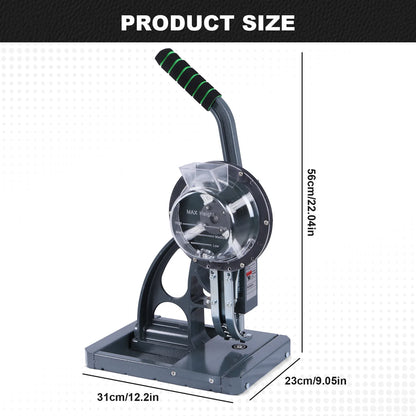 Semi-Automatic Eyelet Rivet Press with 5000Pcs Metal Eyelets Buckle Making Machine 10mm for Fabric Leather Banners DIY Projects