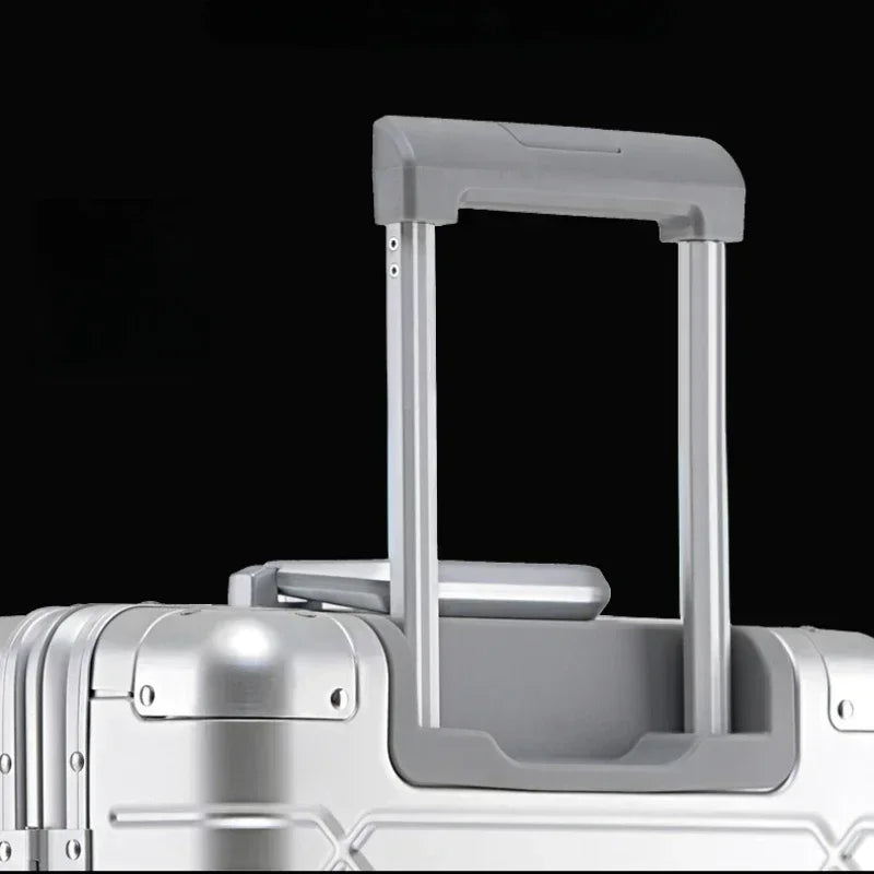 Large Capacity Trolley Suitcase Travel Bag Aluminum-magnesium Alloy Travel Suitcase Business Rolling Luggage