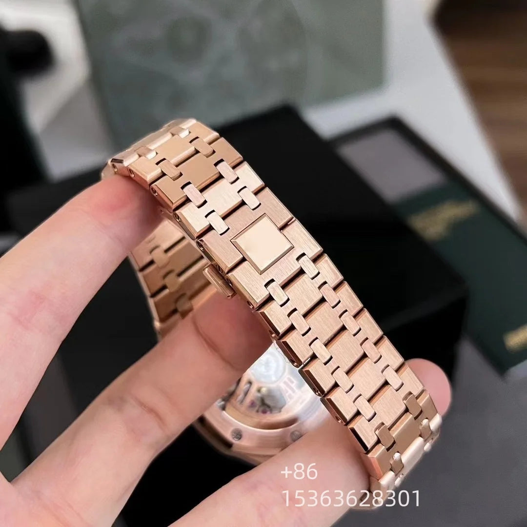 Customized Double Cycloid Hollow Out 41mm 15510 Watch 316L Luxurious Waterproof Mechanical Man Watch