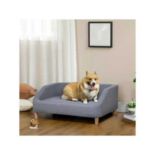 Rattan Pet Sofa Dog Bed - Cozy and Stylish Pet Furniture for Small Dogs and Cats