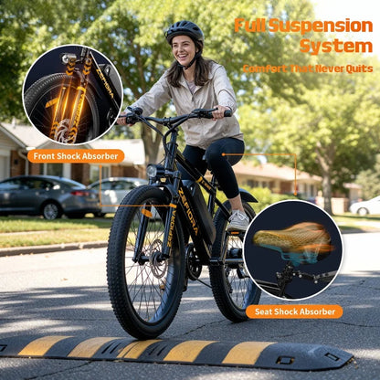 Scooter Electric 14 26 Inch 1000w 30-50mph 30-60miles 48v 10ah 15ah Battery,free Local Shipping Certified Ul2849 Electric Bike