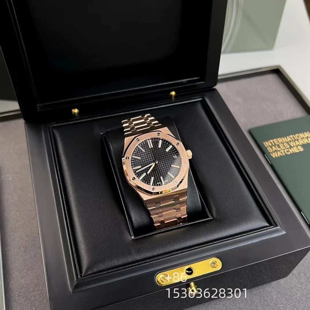 Customized Double Cycloid Hollow Out 41mm 15510 Watch 316L Luxurious Waterproof Mechanical Man Watch
