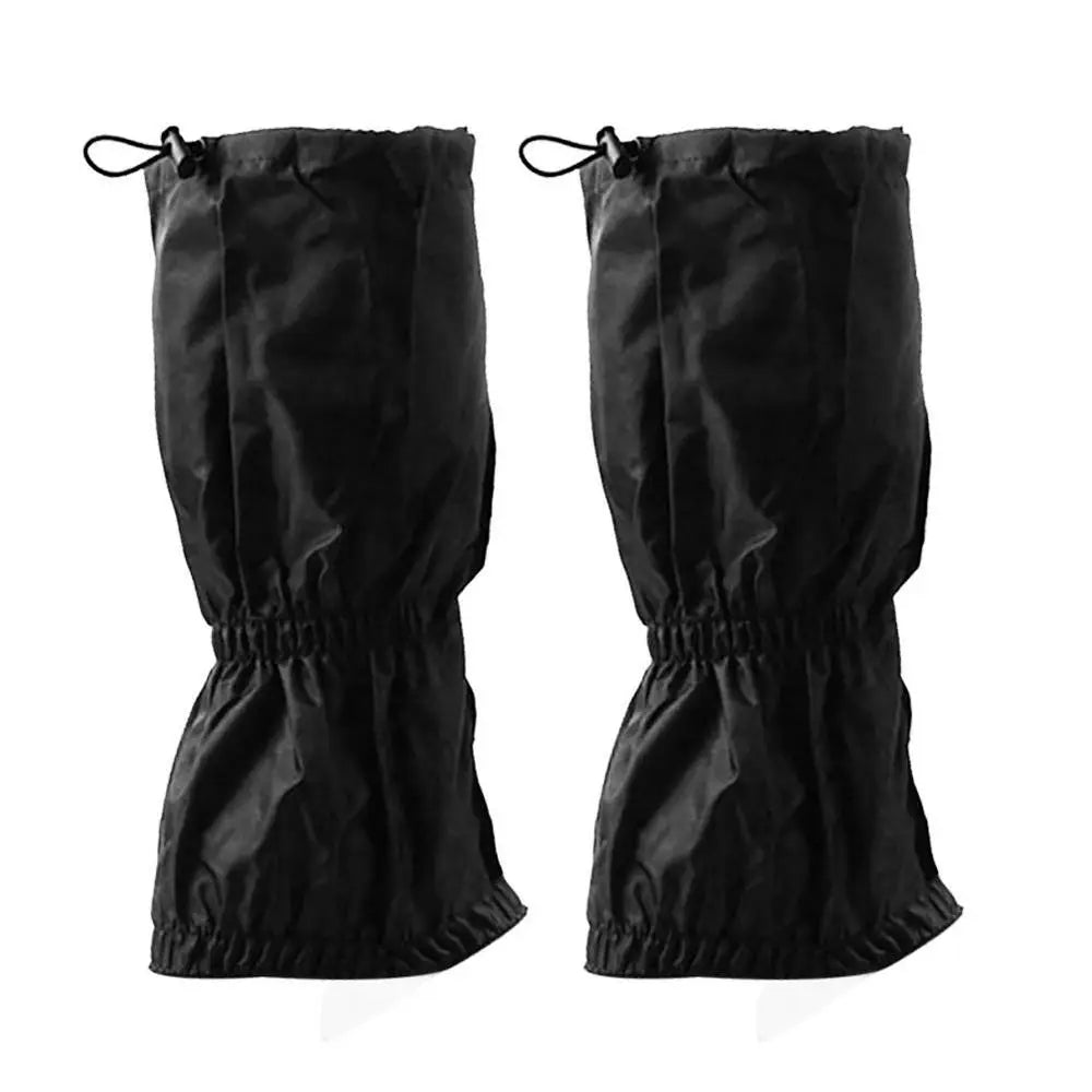 1Pair Snow Gaiters Outdoor Ski Legging Gaiters Wear Breathable Shoes Covers Adjustable Elastic Band Hiking Waterproof Gaiters