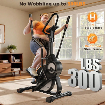 YOSUDA Cardio Climber Stepping Elliptical Machine,3 in 1 Elliptical,Fitness Cross Trainer with Hyper-Quiet Magnetic Drive System