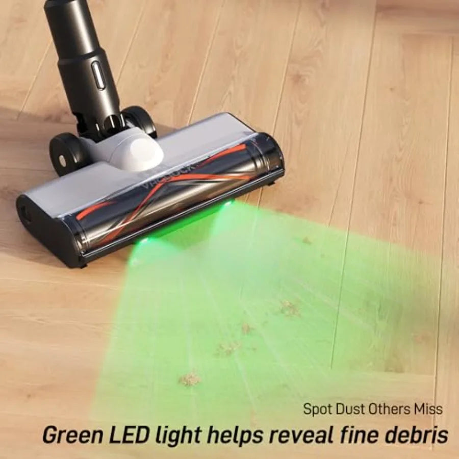 CoreJet5 Cordless Vacuum Cleaner 450W 150AW 33kPa Self-Emptying Stick Vacuum with All-in-One Dock and Rechargeable Battery for