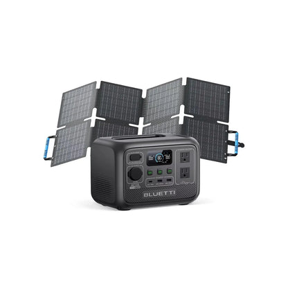 Solar Generator AC2A with 60W Solar Panel Included (Ships Separately), 204Wh LFP Battery Backup, w/ 2 300W (600W, Customized