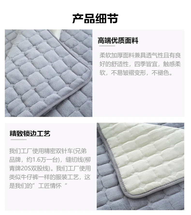 Striped Thick Warm Fury Sofa Cover Anti Slip Sofa Mat Sofa Cover Living Room Towels Sofa Blanket