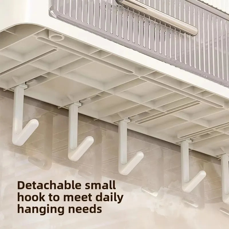 Bathroom Shelf Wall Mounted,Bathroom Wash Table Non Perforated Wall Mounted Skincare Product Storage Rack Bathroom Organizer