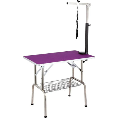 lying Pig ple Dog Grooming Table w/Super Tough Grooming Arm - Medium