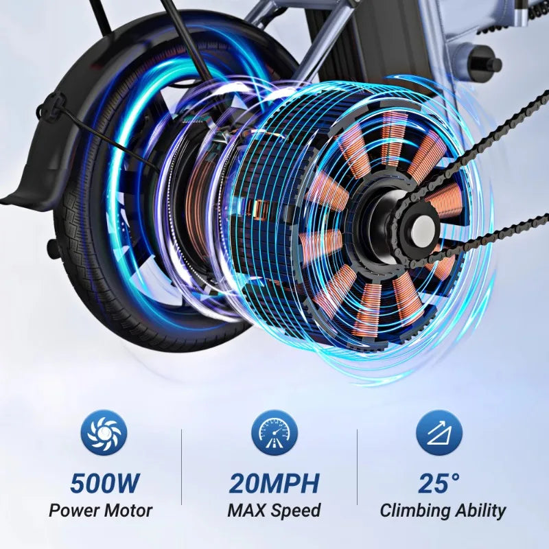 High-quality 450W adult electric bicycle 2-wheel folding electric bicycle with 48v pressure drop shipped from the US warehouse