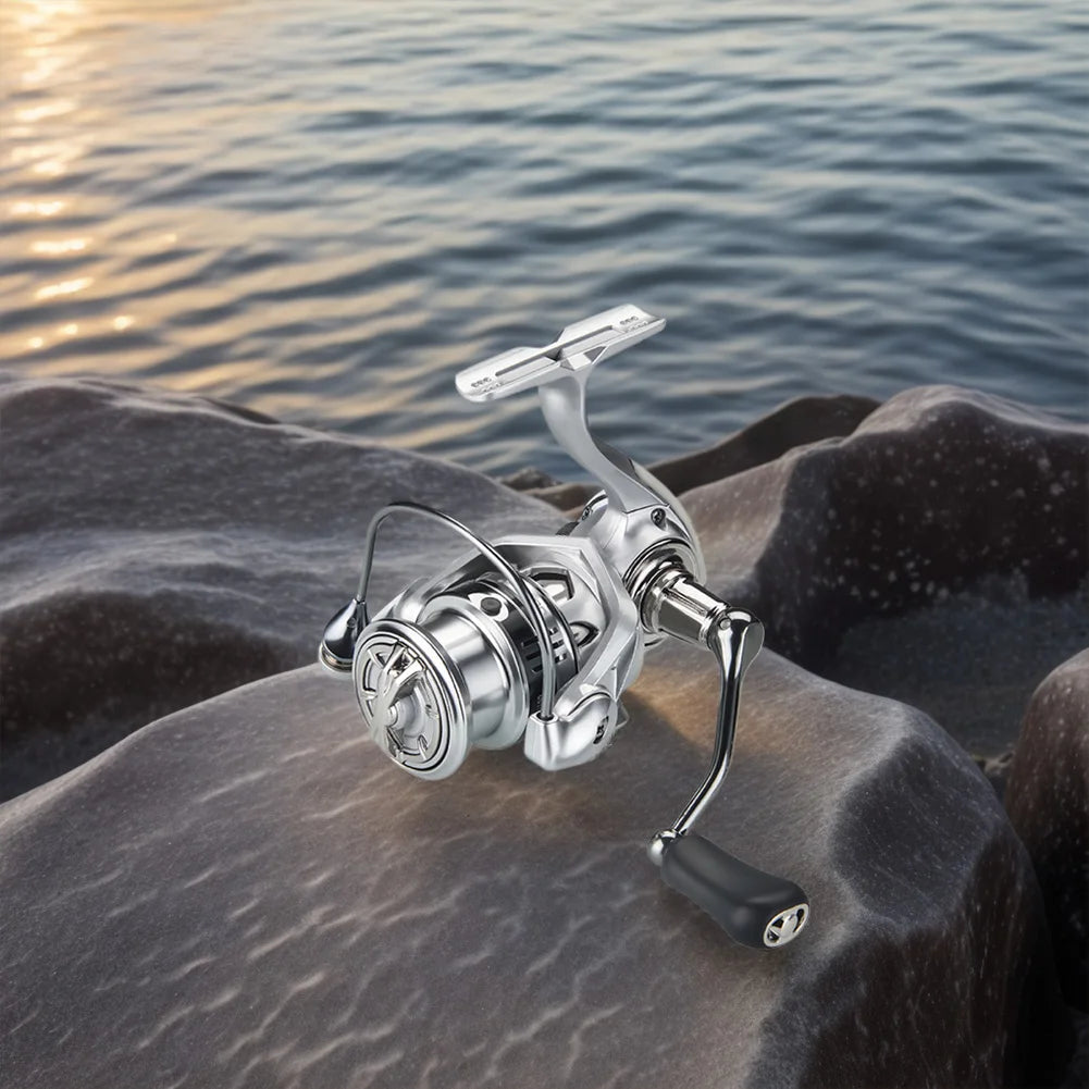 Fishing Wheel 5.2/1 Gear Ratio Spinning Fishing Reel All Purpose Fishing Spinning Reel for Sea Fishing Carp Fishing