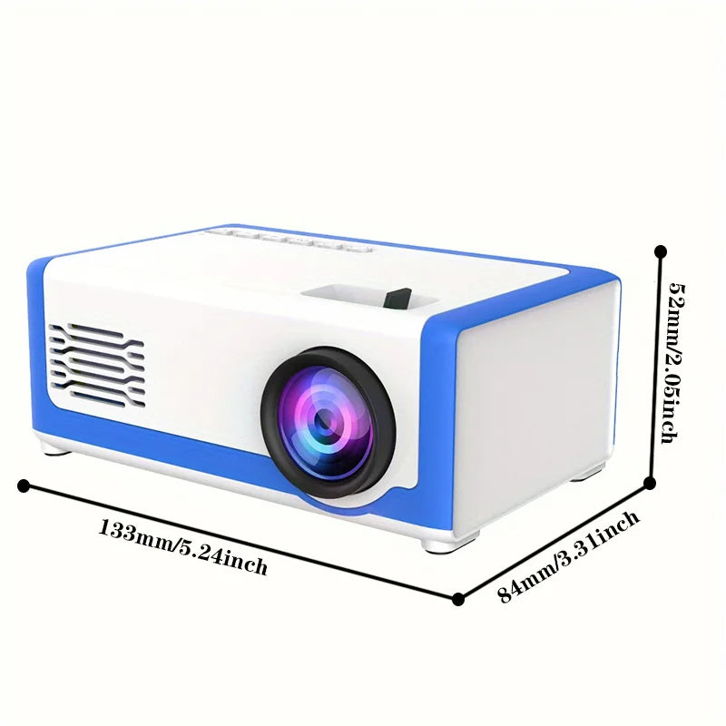 M1 Mini Portable Projector 30 Ansi 320X240P Home Theater Outdoor Movies Children's Toys Halloween Gifts LED Mini Projector