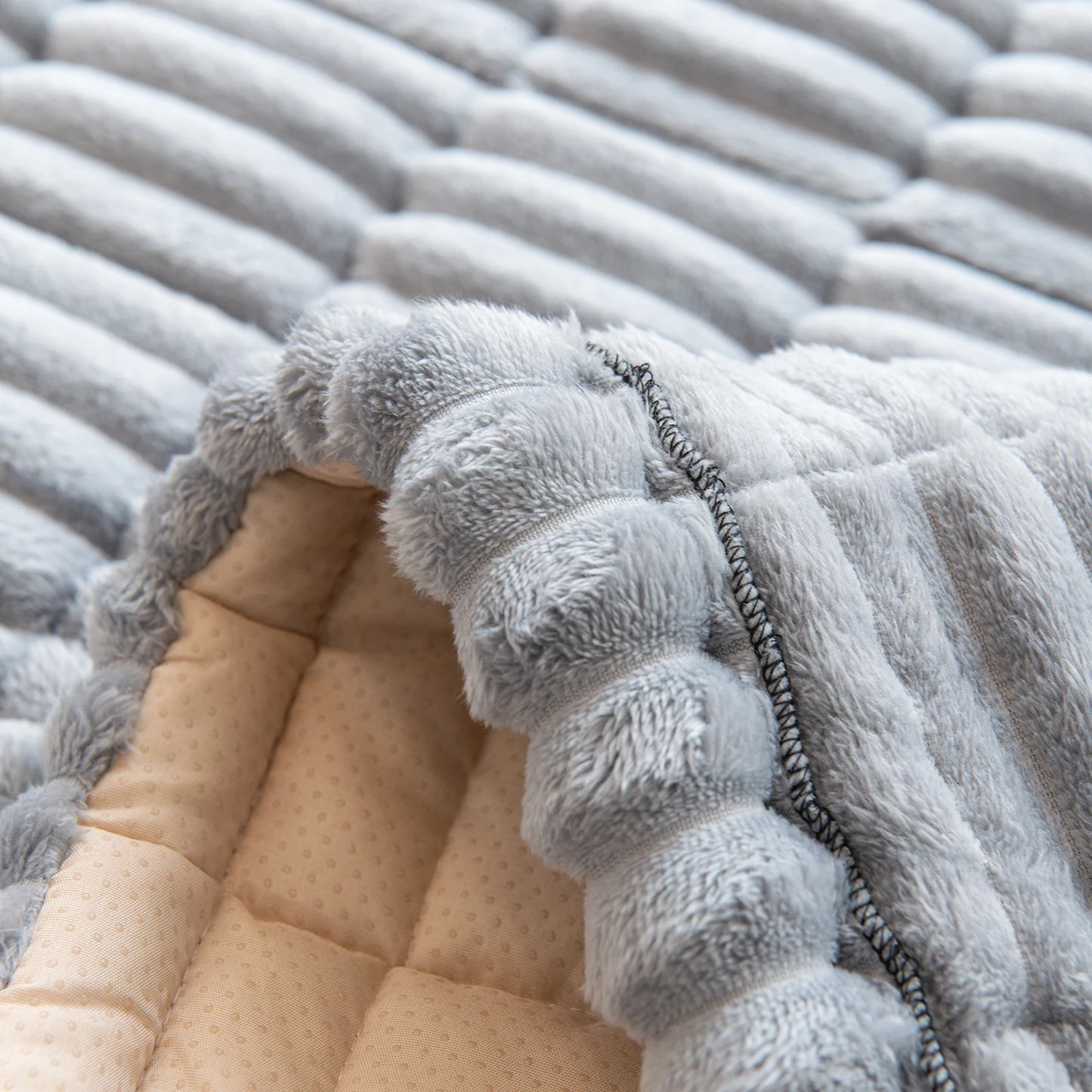 Corduroy Plush Sofa Cushion Winter Thickened Sofa Cover Universal Cushion Sofa Cover Anti-cat Scratch Sofa Towel For Living Room