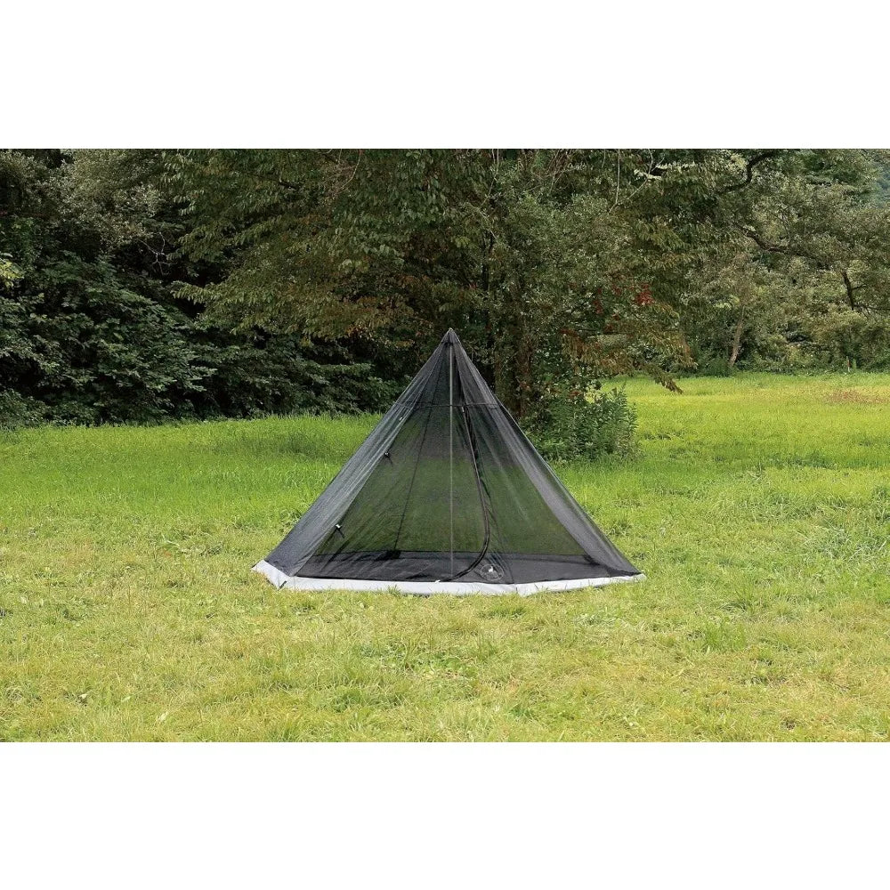 Aluminum Frame 300UV Rated UA-16 Tipi Style 3-Person Tent with PU Coating and Carry Bag