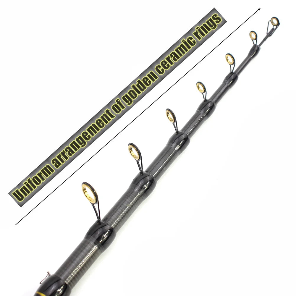 Carbon Fiber Fishing Rod Telescopic Spinning Rod Carp Fishing Rod Fishing Accessories for Carp Fishing