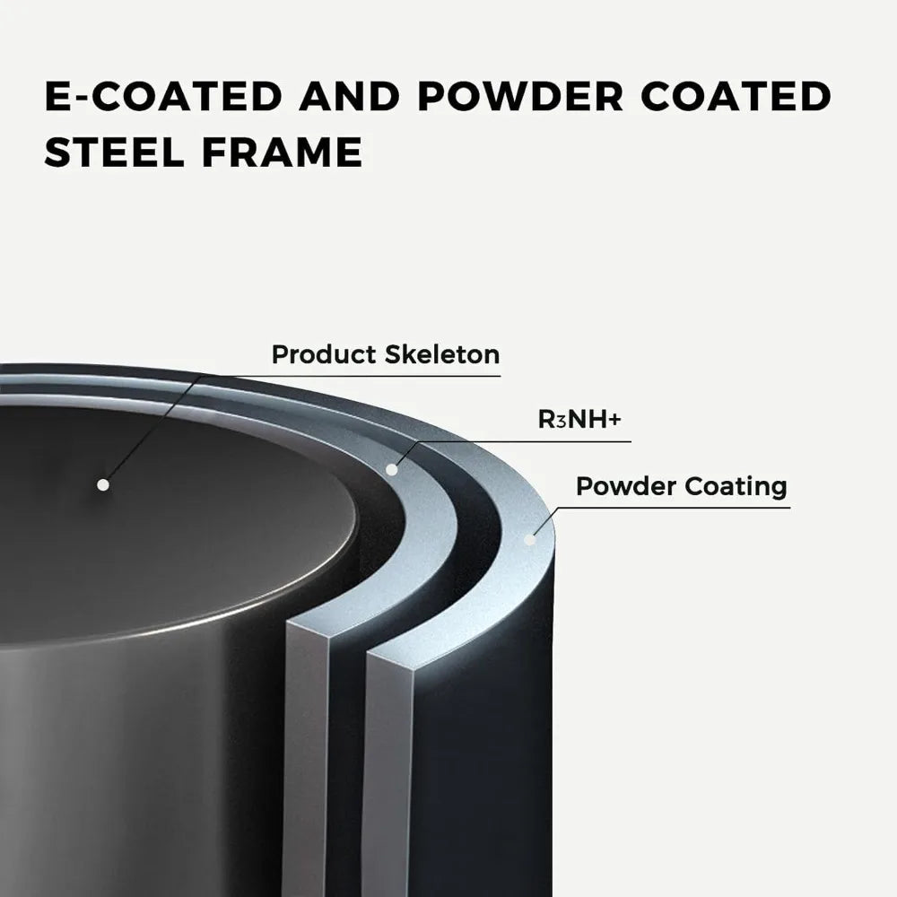 Outdoor Dining Set for 6, 7 PCS Patio Table and Chairs Set, Metal Woven Wicker Fixed Patio Chairs with Thickened Cushions & 1 R