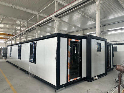Prefabricated Container House Tiny Home 2 3 Bedrooms Steel Cabin Prefab House 20ft 40ft Portable Modular Mobile Garden Rooms