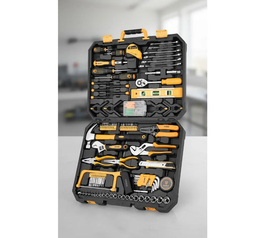 228-Piece Professional Socket Wrench Set with Toolbox - Auto Repair & DIY Hand Tools for Mechanics & Home Use