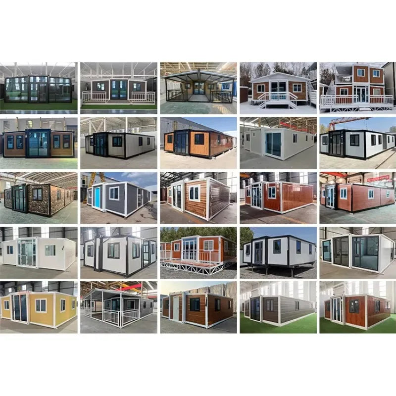 2 3 Bedroom Expandable Container House Portable Homes Prefab Tiny House Customized Detachable House Portable Mobile Home