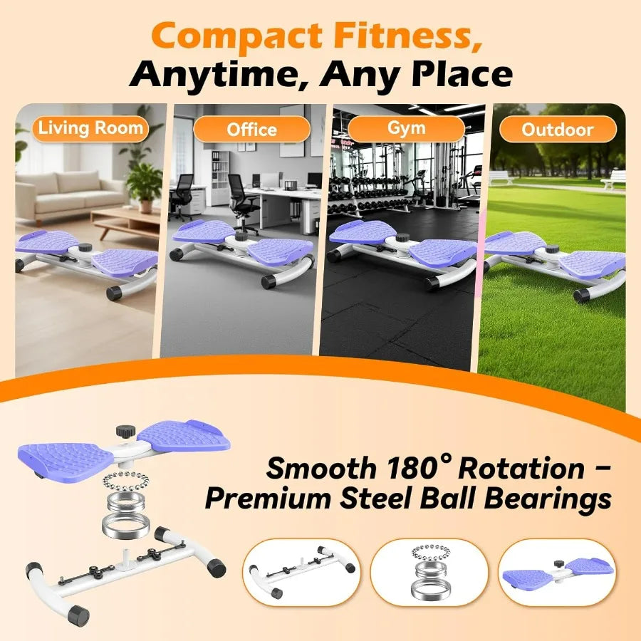 waist twisting machine for Exercise Ab Twister Board Core Twister for Women Home Fitness twist board for exercise 300 LBS Capac