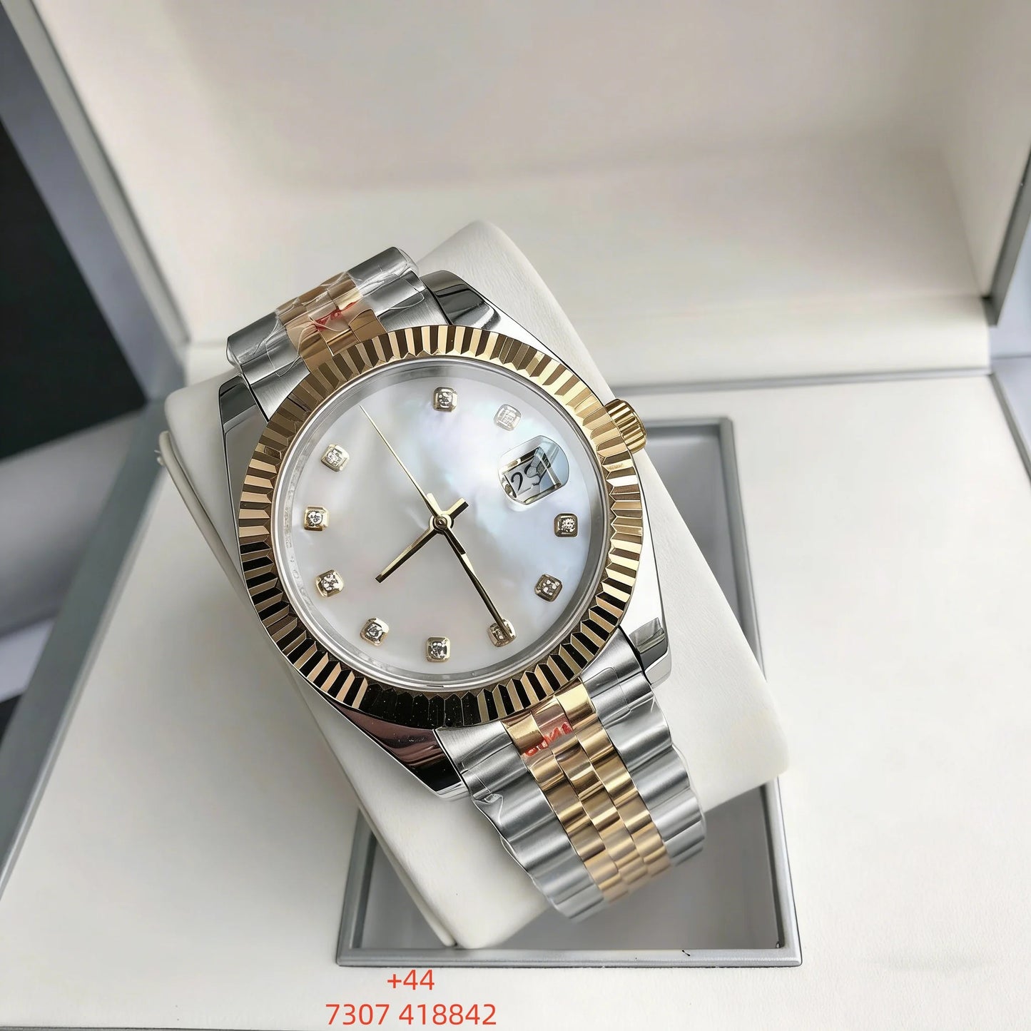 Customized luxury men's watch, 41mm, sapphire crystal, 316L stainless steel strap, 8215fully automatic mechanical movement