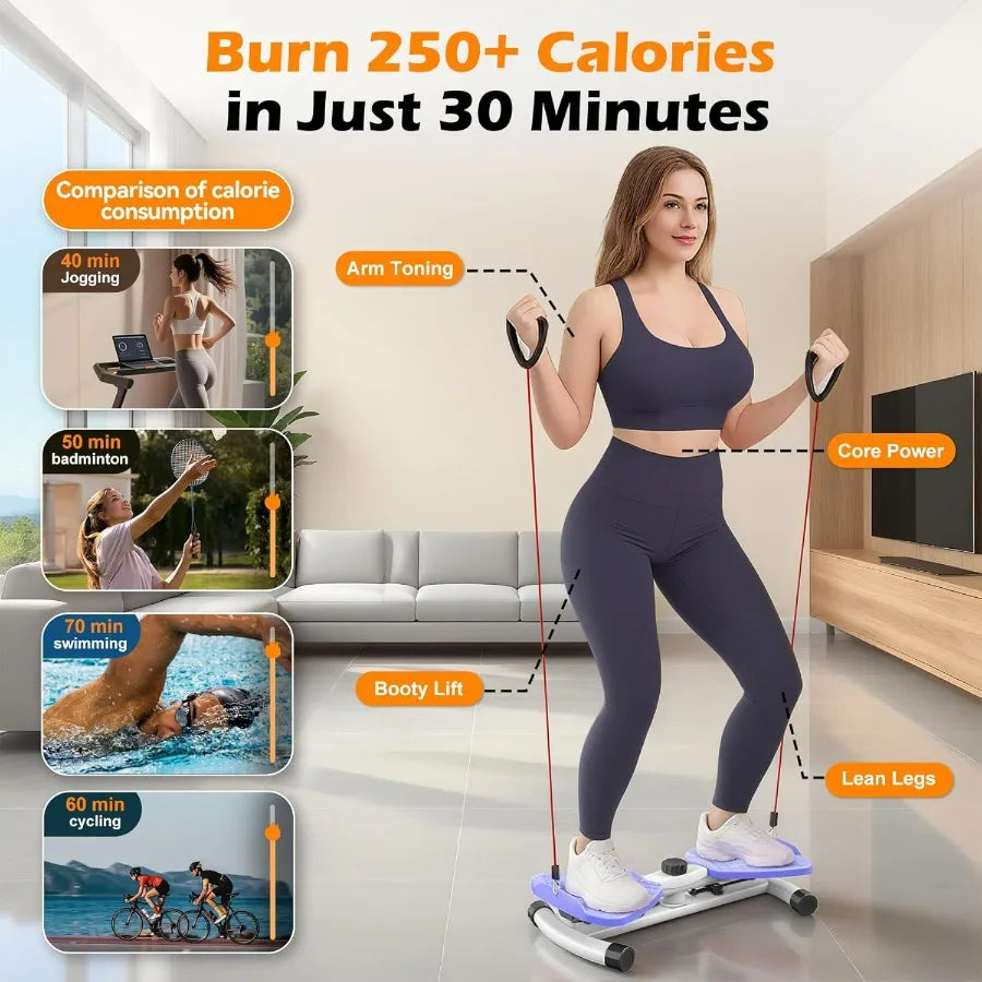 waist twisting machine for Exercise Ab Twister Board Core Twister for Women Home Fitness twist board for exercise 300 LBS Capac