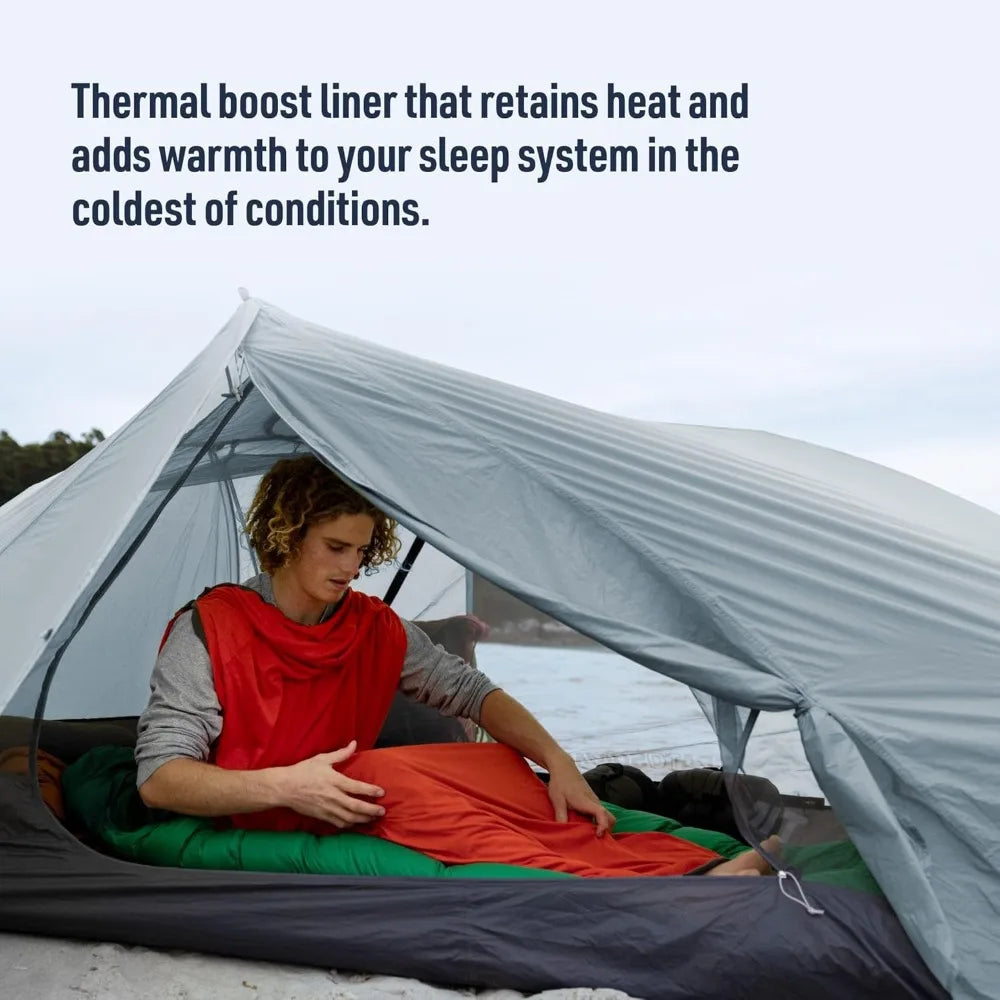 Insulated Sleeping Bag Liner for Outdoor Adventure and Camping with Maximum Comfort and Warmth