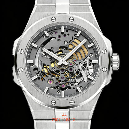 Customized 33mm 4001 Watch Ppf Factory 09.01-C  Movement Highest Quality Luminous Sapphire Mechanical Watch
