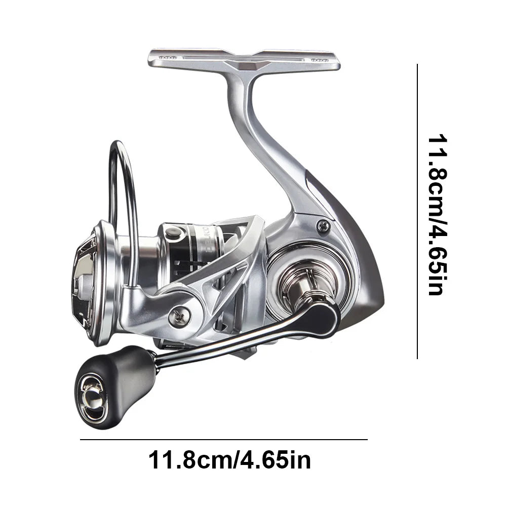 Fishing Wheel 5.2/1 Gear Ratio Spinning Fishing Reel All Purpose Fishing Spinning Reel for Sea Fishing Carp Fishing