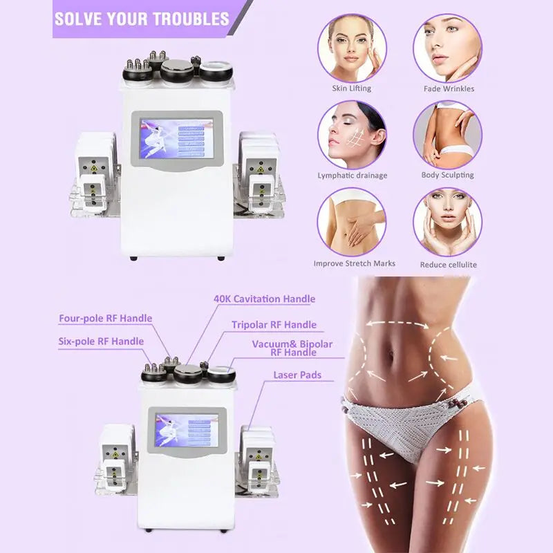 6 in 1 Weight Loss Fitness Machine for Home Spa
