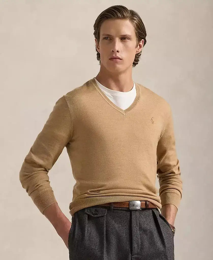 Polo Ralph Lauren | Men's Washable Wool V-Neck Sweater